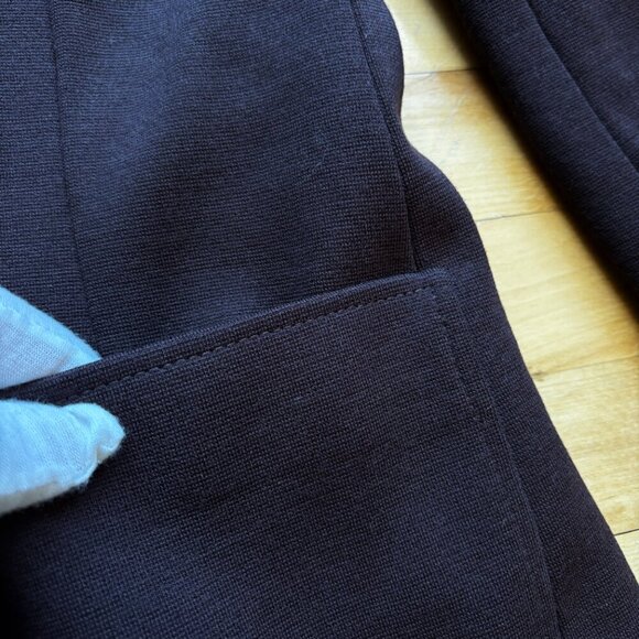 Chloé Women’s Wool Blazer Jacket – Size 40 – Dark Brown - Picture 10 of 11